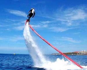 Man enjoying the Fly Board