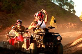 Quad biking
